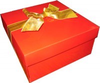 Dárková krabička "red rigid box"